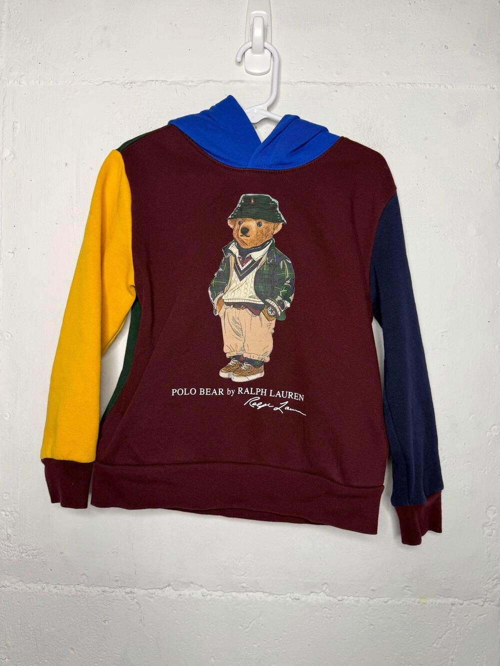 Polo by Ralph Lauren 5 Boys Polo Bear Multicolor Sweatshirt